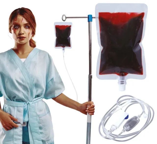 Fiestas Guirca Borsa Medica Accessorio Sangue Finto