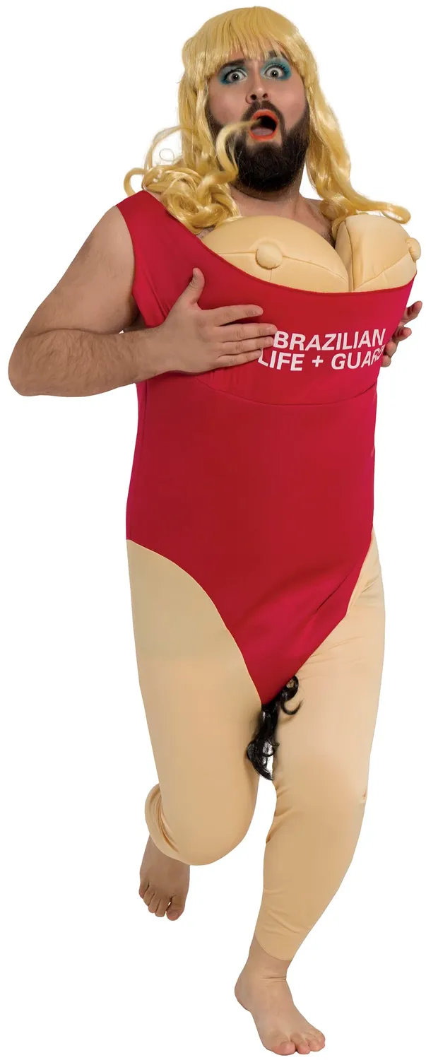 Guirca Vigilante Spiaggia costume bagnino uomo M rosso