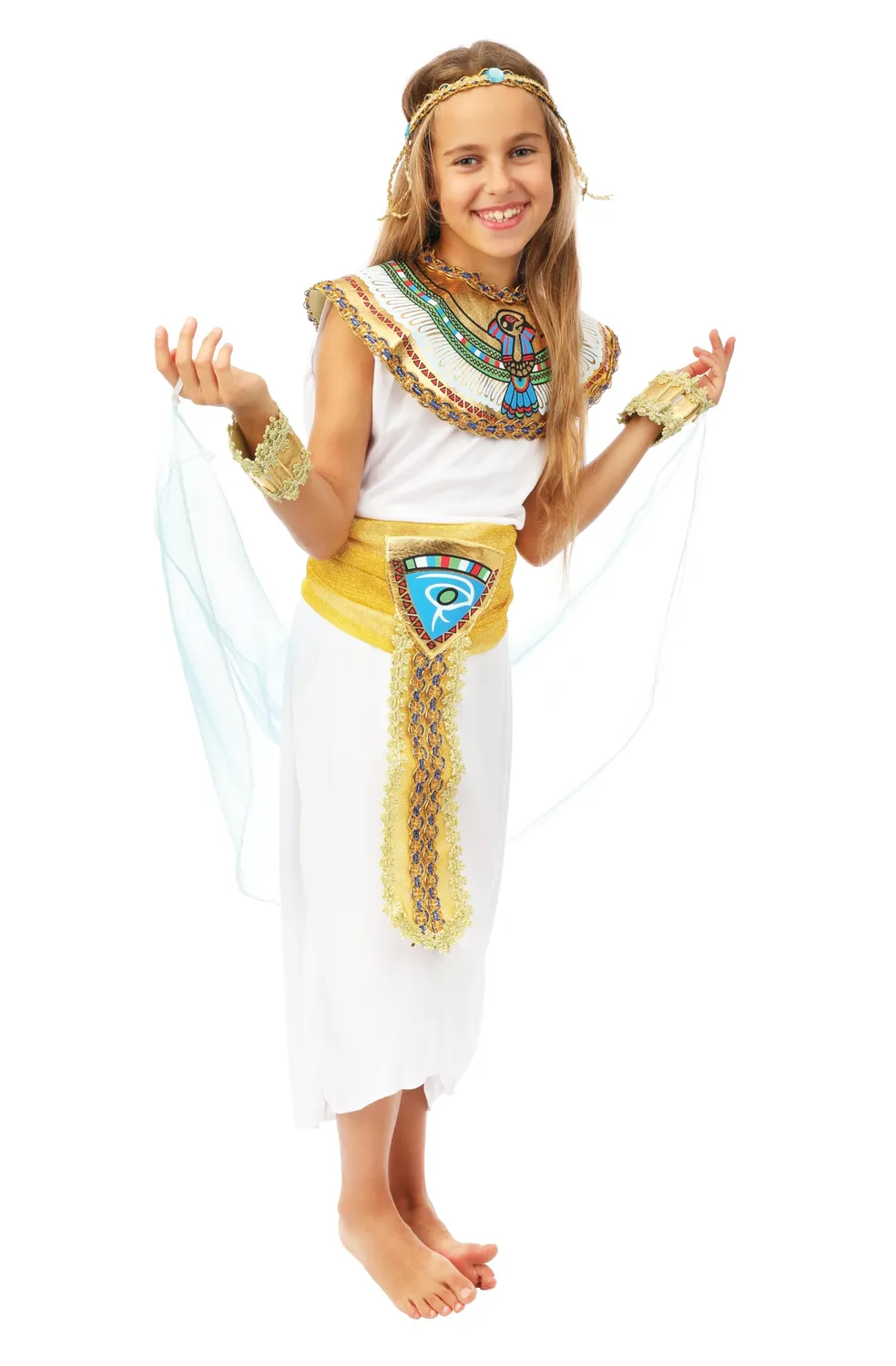 P'tit Clown Cleopatra costume bambina 10-12 anni egiziana