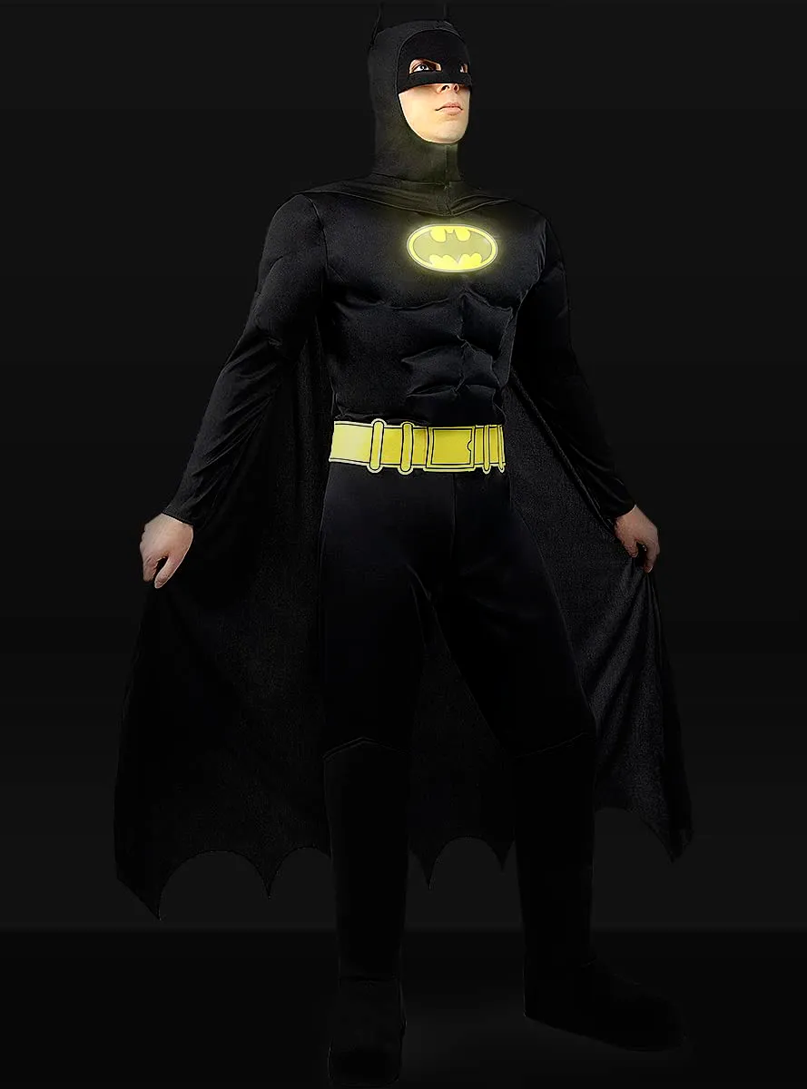 Funidelia Batman TDK Lights On Costume Uomo S Nero