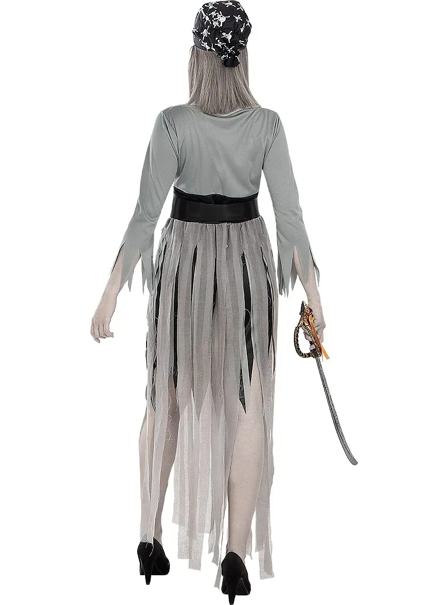 Funidelia Pirata Zombie costume donna nero taglia S