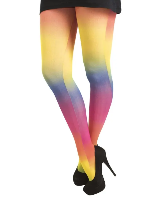 P'tit Clown 74417 Collant Opaco Arcobaleno Taglia Unica