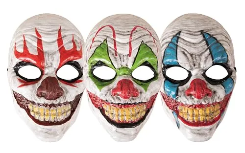 P'tit Clown 44228 Maschera Pagliaccio Malvagio Adulto Horror