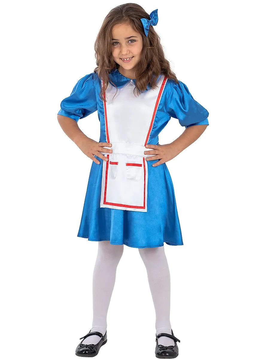 Funidelia Alice costume bambina 3-4 anni azzurro