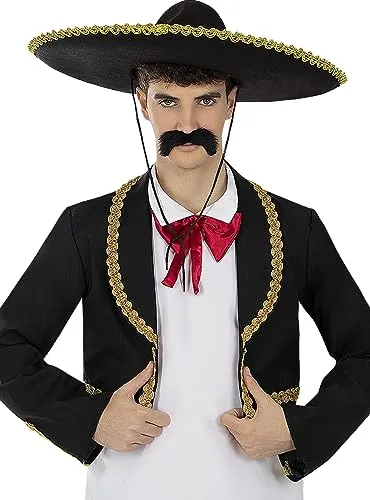 Funidelia Mariachi cappello uomo nero Giorno Morti