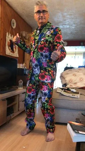 Smiffys Day of the Dead 41589 costume uomo XL multicolore