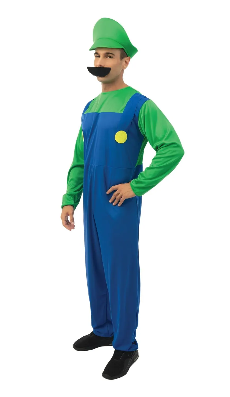 P'tit Clown Idraulico costume tuta verde taglia L