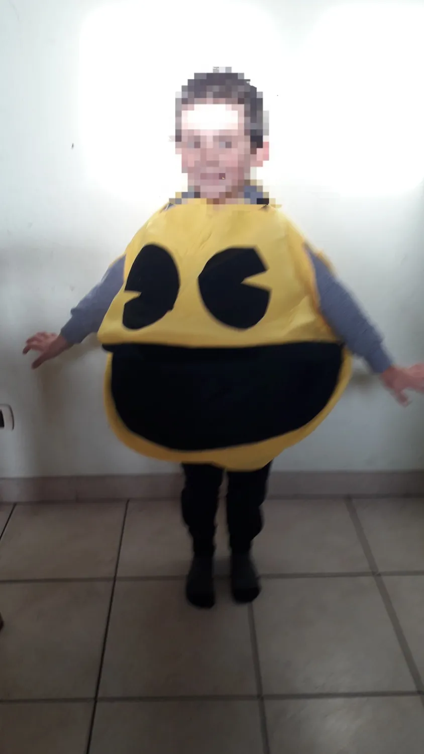 Funidelia Pac-Man costume bambini 4-10 anni ufficiale