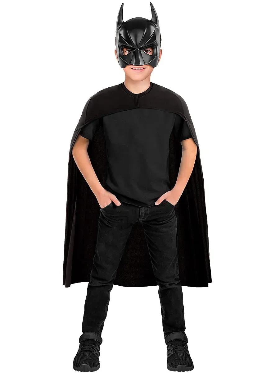 Funidelia Batman kit maschera e mantello bambino nero