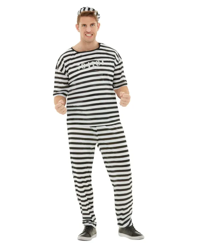 Funidelia Carcerato Costume Uomo Nero