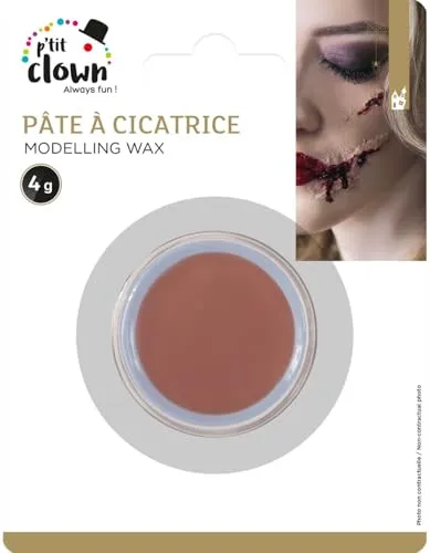 P'tit Clown Pasta Cicatrice Trucco Halloween Adulto