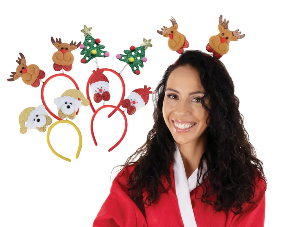 P'tit Clown Cerchietto Natale Paillettes Modello Casuale