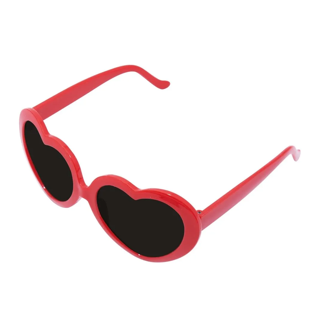P'tit Clown 22653 occhiali festa cuore rosso