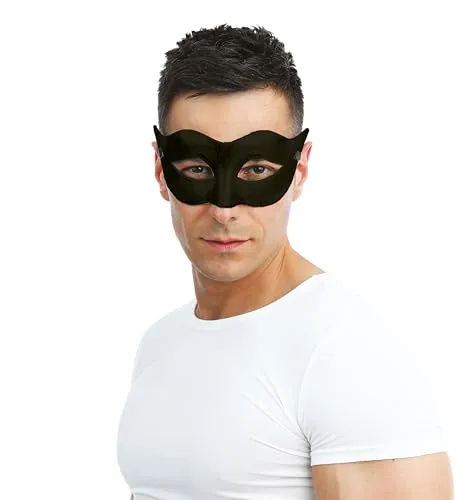 P'tit Clown 23385 maschera viso rotto oro adulto