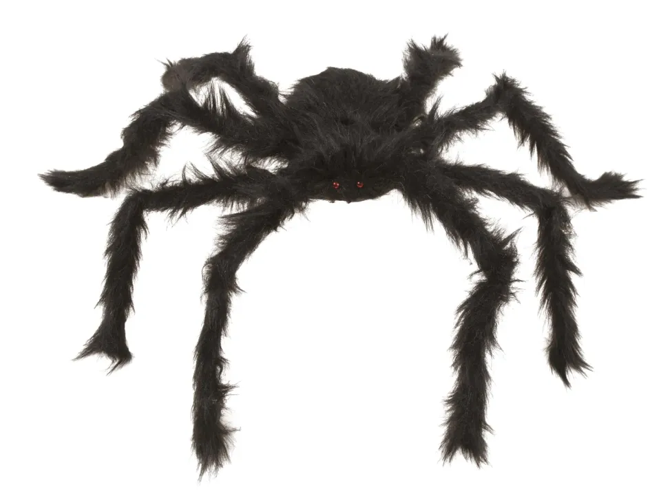 P'tit Clown 10200 Ragno Gigante Peloso decorazione 80 cm nera