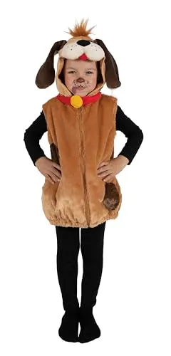 P'tit Clown costume cane bambino tuta 5-6 anni