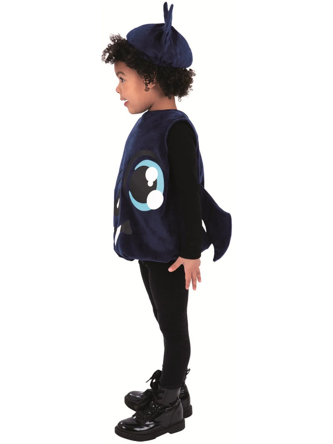 Smiffys Pipistrello Costume Bimbo Blu Nero 1-4 Anni