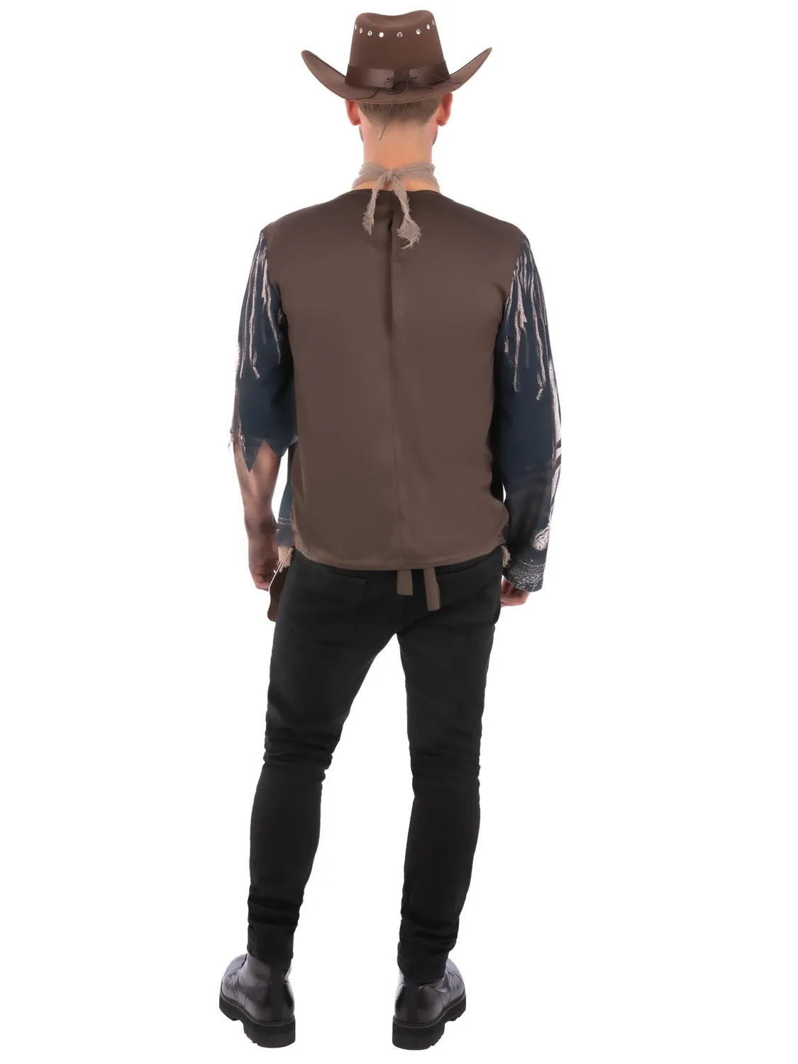 Smiffys Skeleton Cowboy costume uomo scheletro western