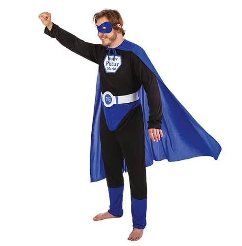 P'tit Clown Super Futuro Sposo costume uomo divertente