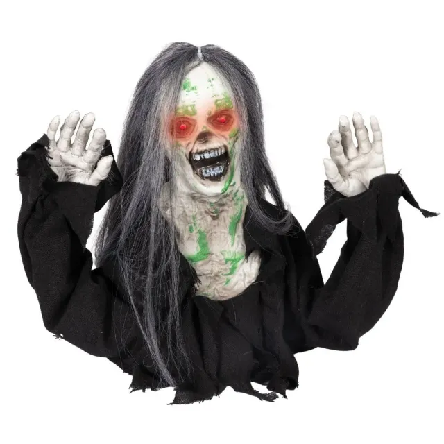 P'tit Clown 24077 zombie animatronic strisciante 35 cm sonoro