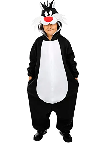 Funidelia Looney Tunes Silvestre costume bambino 3-4 anni nero