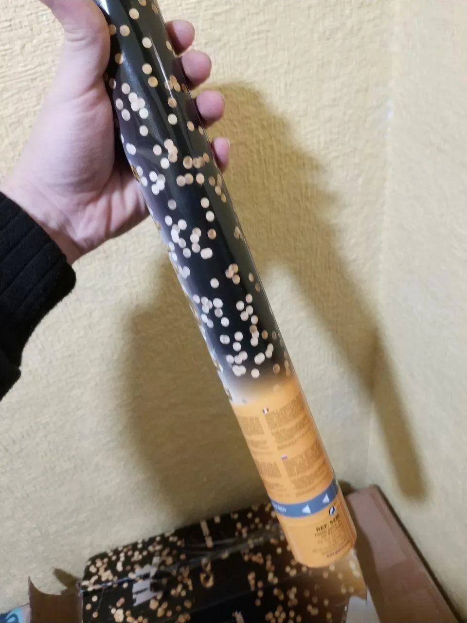 Guirca Fiestas GIU6926 pistola spara coriandoli metallo 40 cm