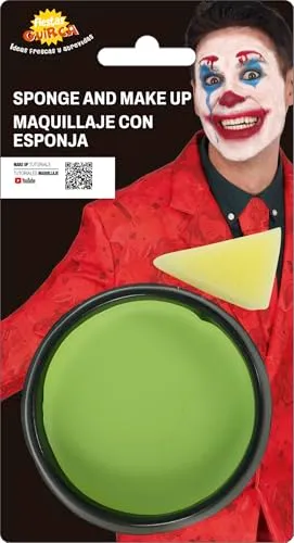 Fiestas Guirca trucco viso verde chiaro 9 g con spugna