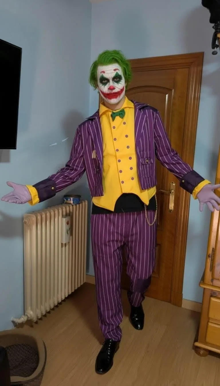 Funidelia Joker Arkham City costume uomo L ufficiale