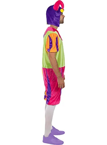 Funidelia Giullare costume uomo S grigio circo