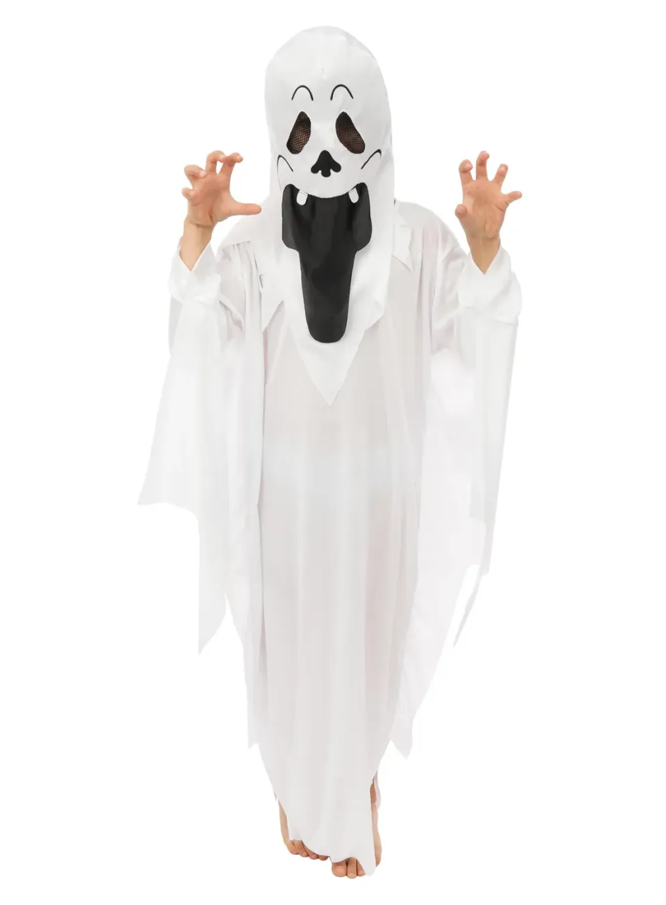 P'tit Clown costume fantasma bambino per Halloween