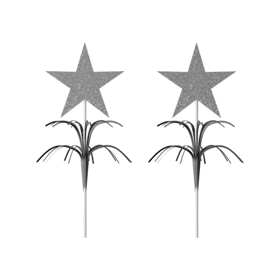 P'tit Clown RE22592 Stelle Argento 2 Pezzi