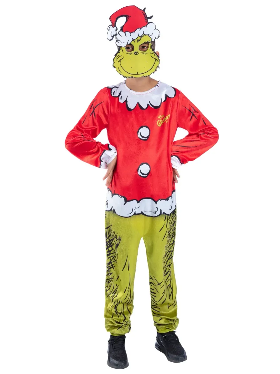 Smiffys Grinch Santa costume bambino ufficiale