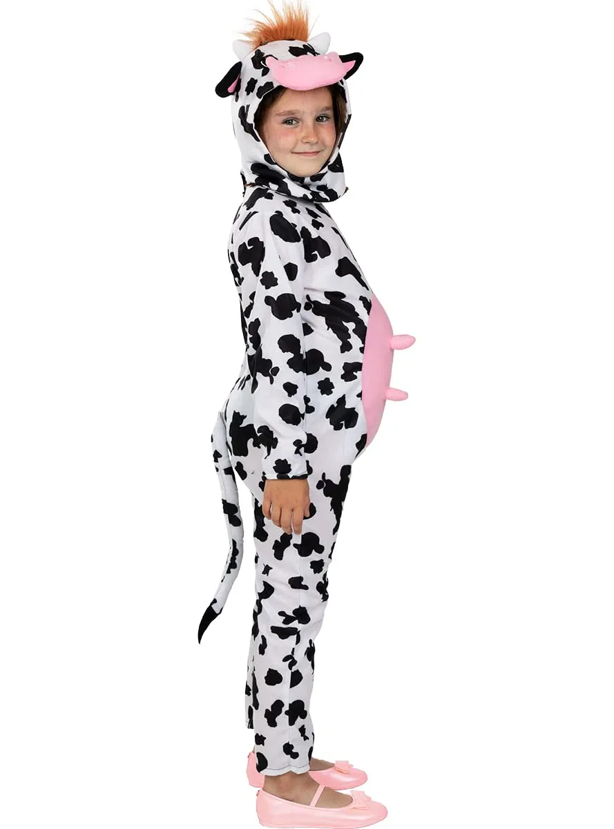 Funidelia Mucca costume bambino 10-12 anni bianco