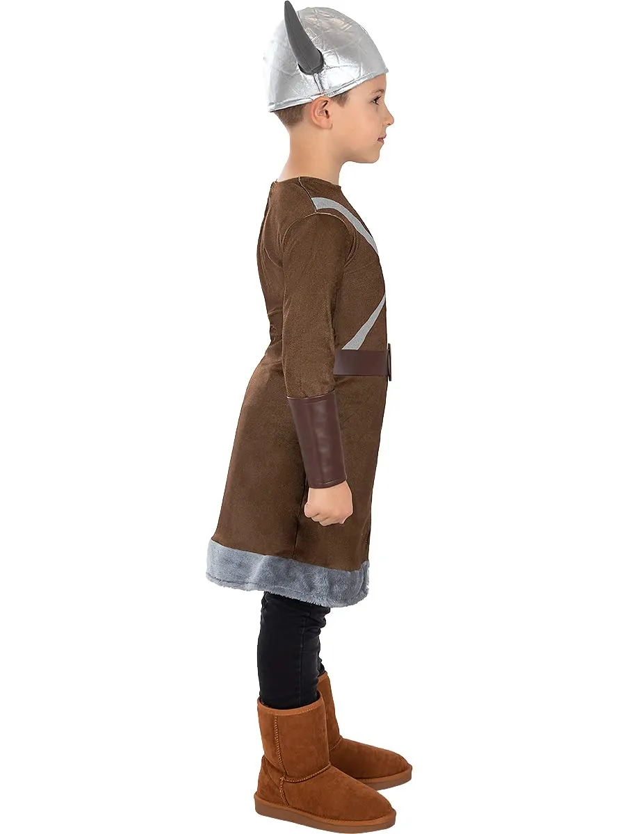 Funidelia Vichingo costume bambino 3-4 anni marrone