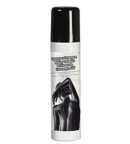 Fiestas Guirca Spray Nero 75 ml trucco viso corpo capelli