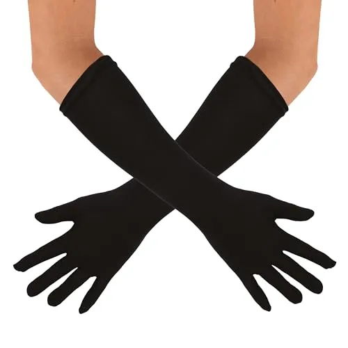 P'tit Clown Guanti 39380 neri accessorio costume
