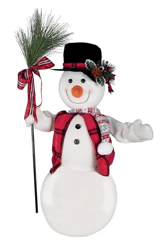 P'tit Clown Automa Pupazzo Neve Decorazione 60 cm sonoro