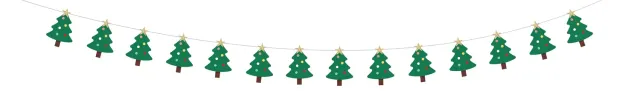 P'tit Clown RE22837 ghirlanda alberi Natale 3 metri