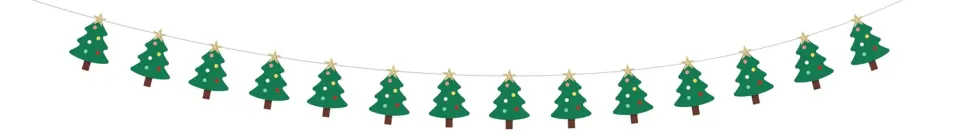 P'tit Clown RE22837 ghirlanda alberi Natale 3 metri