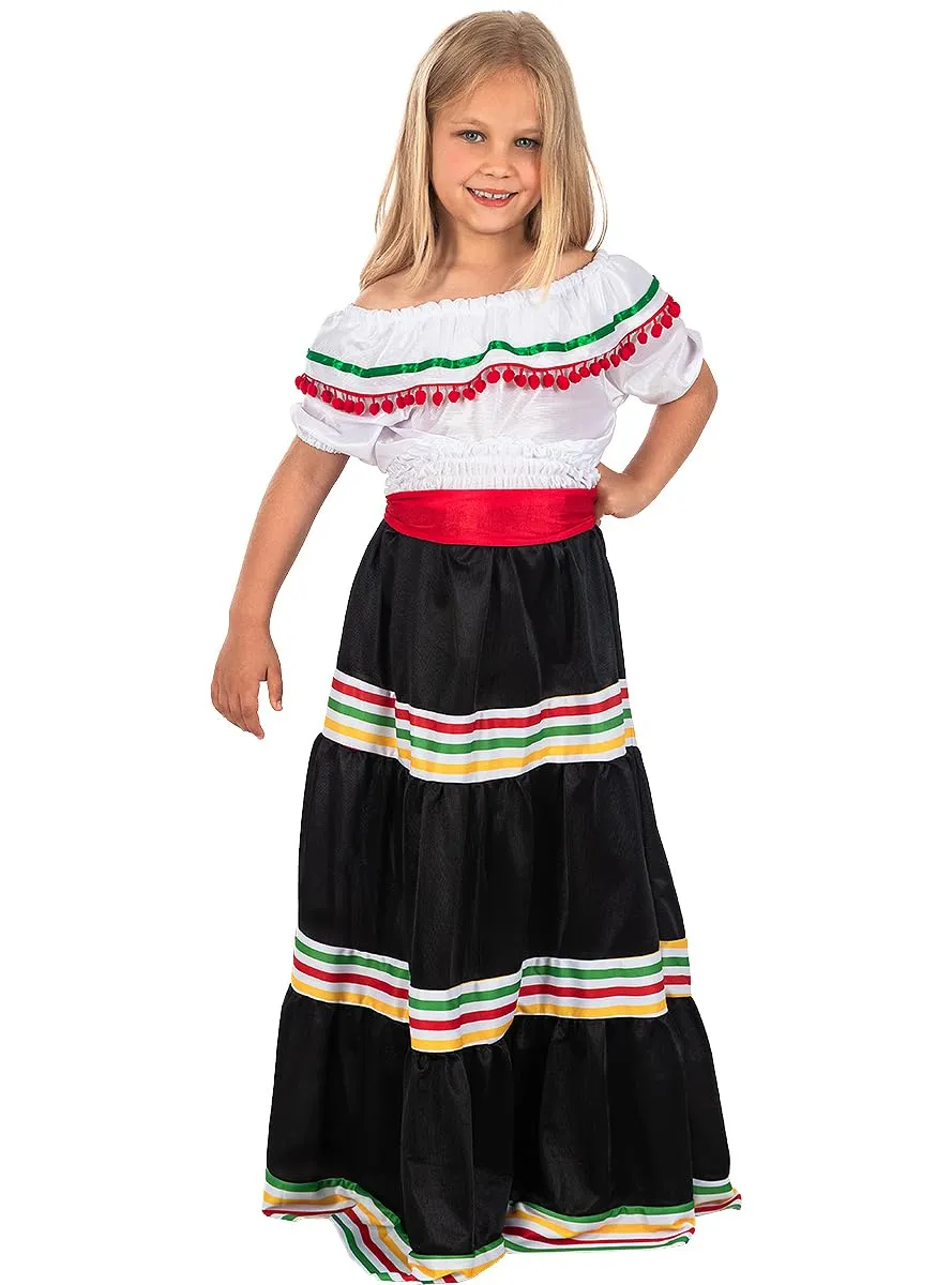 Funidelia Messicana costume bambina 10-12 anni Day of Dead