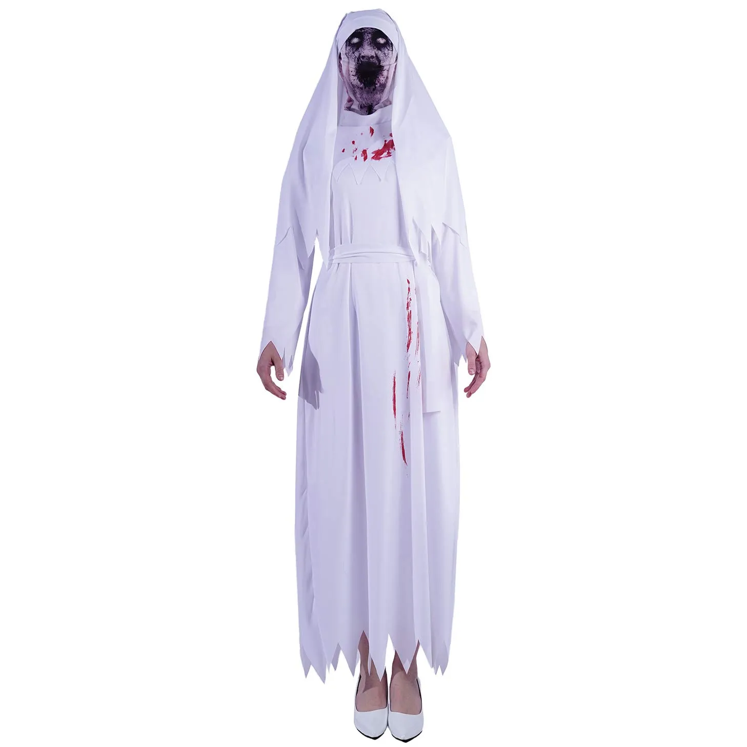 SEA HARE Suora Sanguinante costume donna bianco