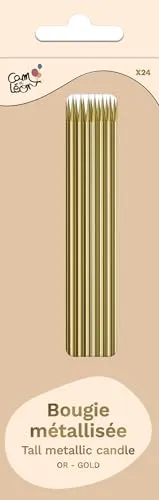 P'tit Clown Re22719 candele grandi oro 24 pezzi