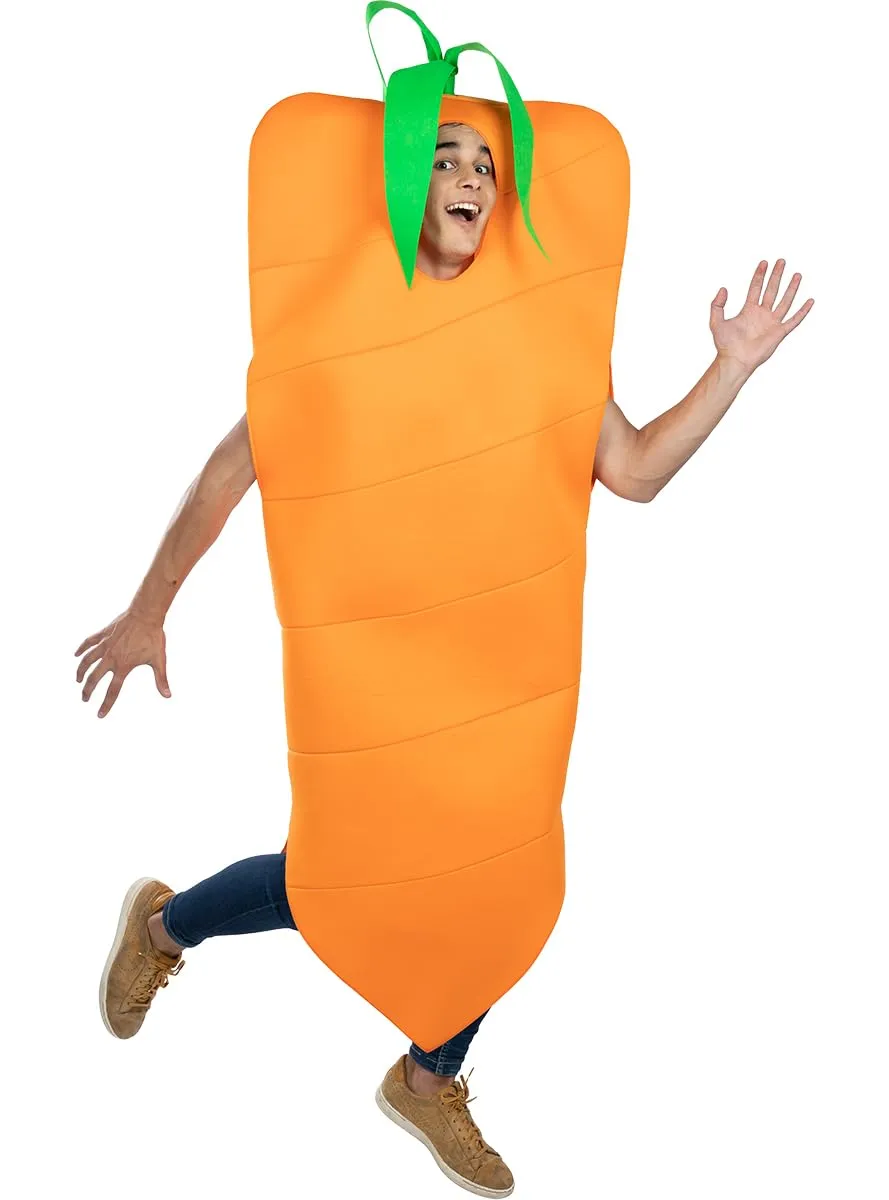 Funidelia Carota costume adulto taglia unica arancione