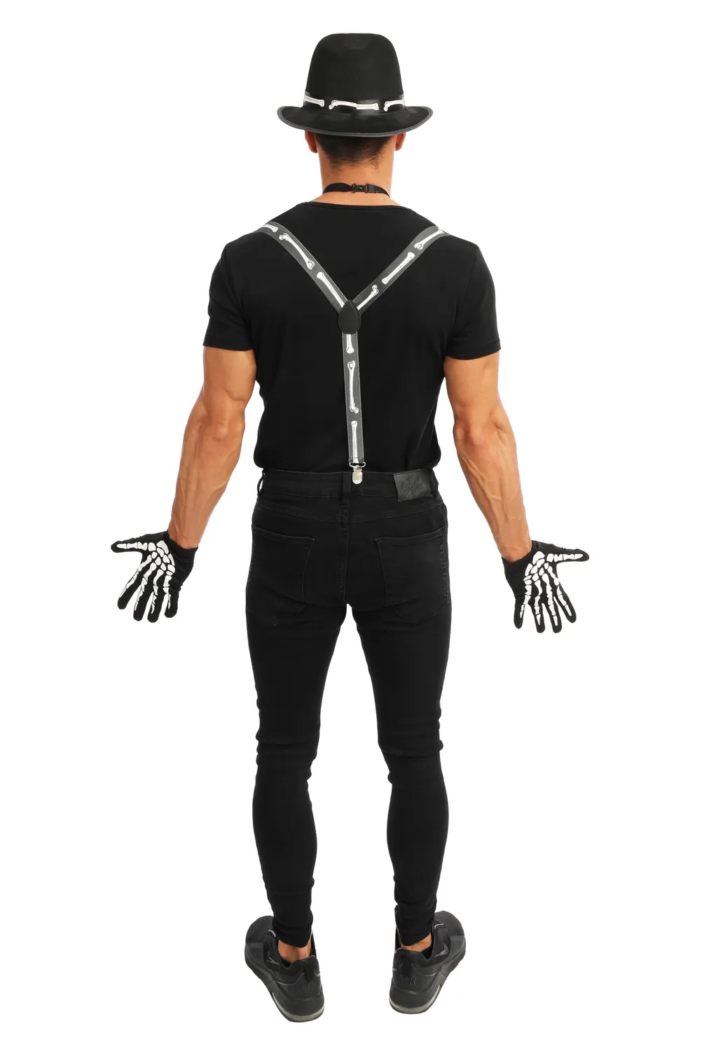 P'tit Clown re22170 set scheletro adulto Halloween 4 pezzi