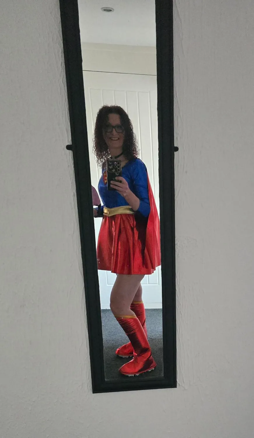 Funidelia Supergirl costume donna XXL rosso