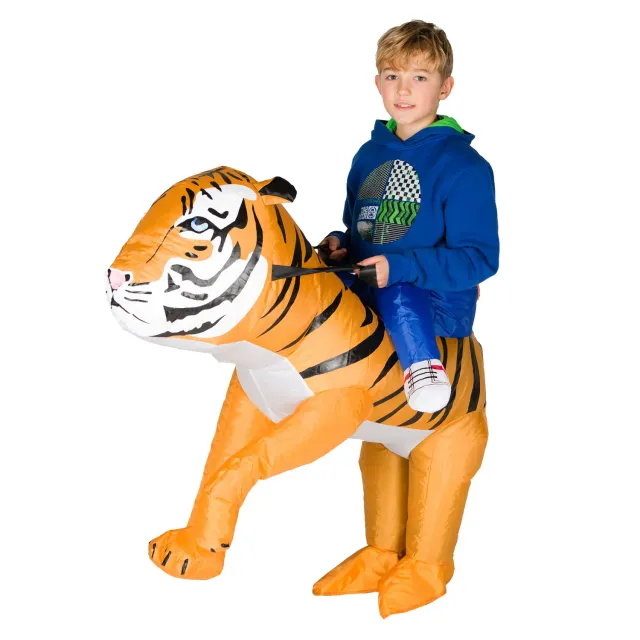 Bodysocks Tigre Costume Gonfiabile Bambini con Ventola