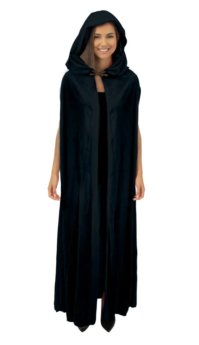P'tit Clown 44430 Mantello Nero Adulto Halloween