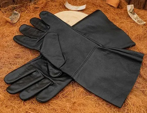 La Bottega di Merlino Guanti in Vera Pelle Medievali Uomo
