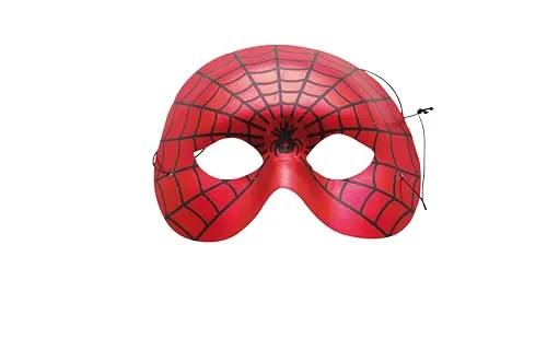 P'tit Clown 10240 Maschera Uomo Ragno Adulto Rossa