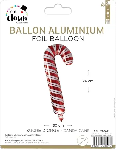P'tit Clown Re22807 palloncino zucchero d'orzo 74 cm